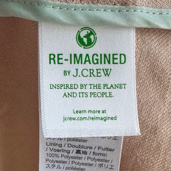 J. Crew Bristol Blazer in Stretch Linen Blend Pale Pink - Picture 10 of 10